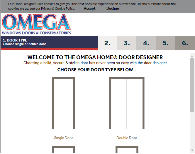 Door Designer | Omega Homes
