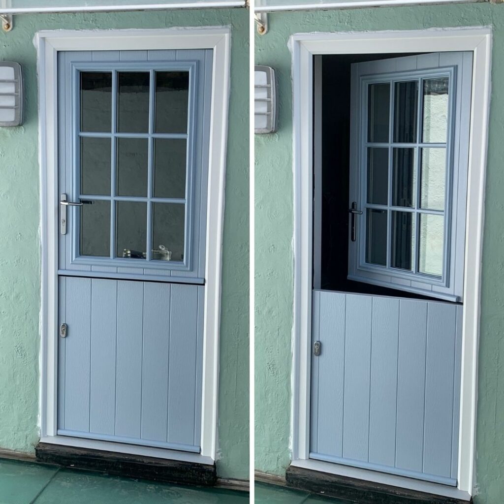 Image of duck egg blue Stable doors